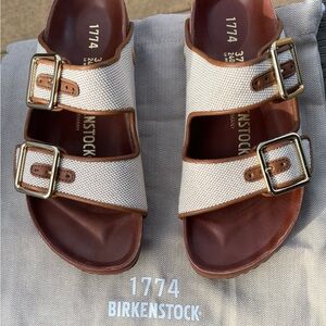 Birkenstock 1774 Arizona French Piping sandal